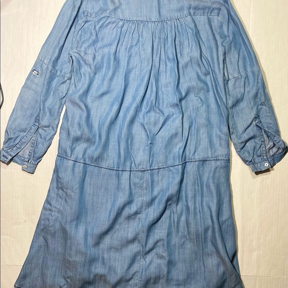 Current Air Anthropologie Los Angles Light Denim Long Sleeves Dress Size S - Picture 3 of 13